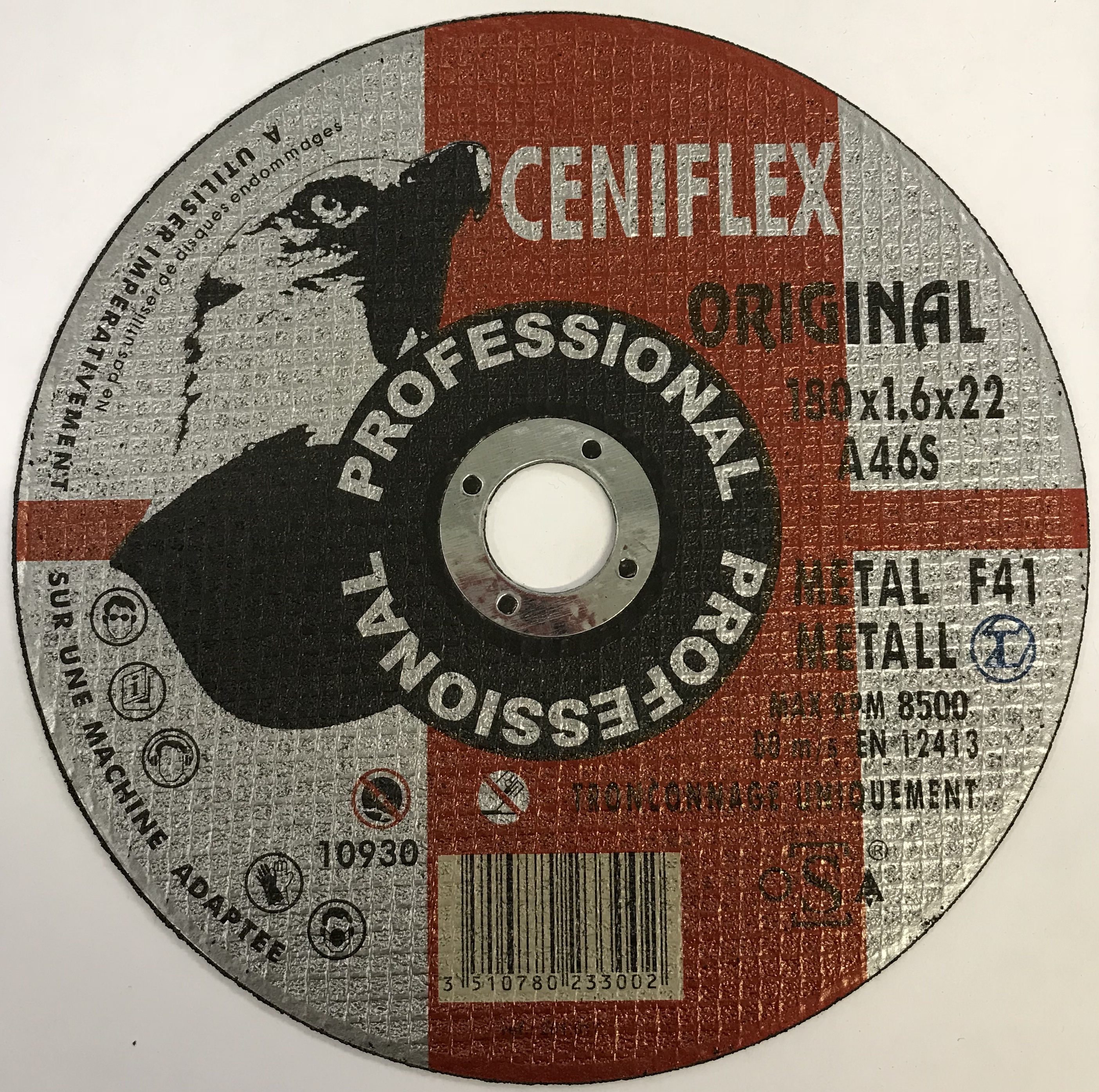 Диск отрезной 180х1.6х22.2  CENIFLEX-PROFESSIONAL