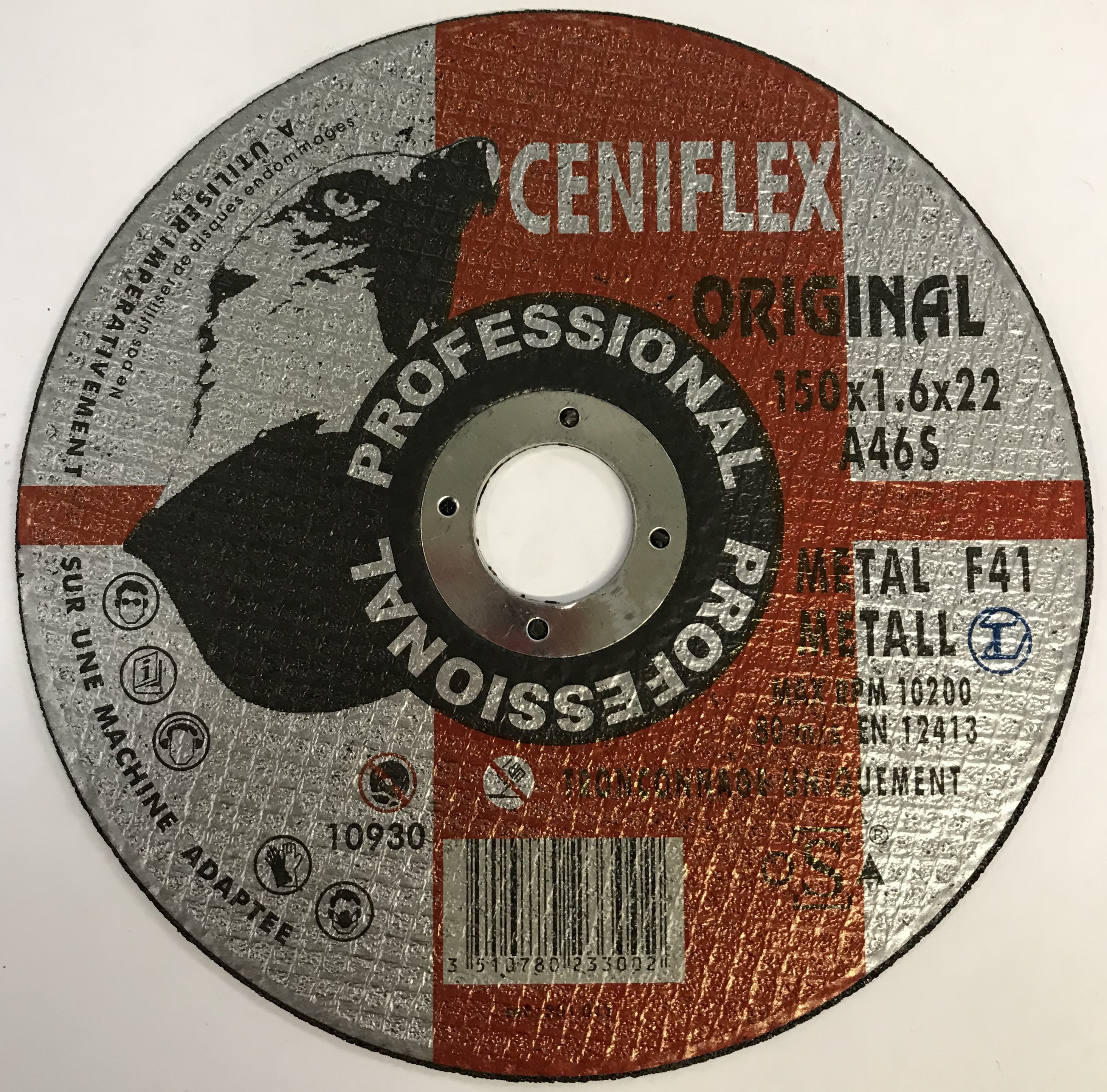 Диск отрезной 150х1.6х22.2  CENIFLEX-PROFESSIONAL