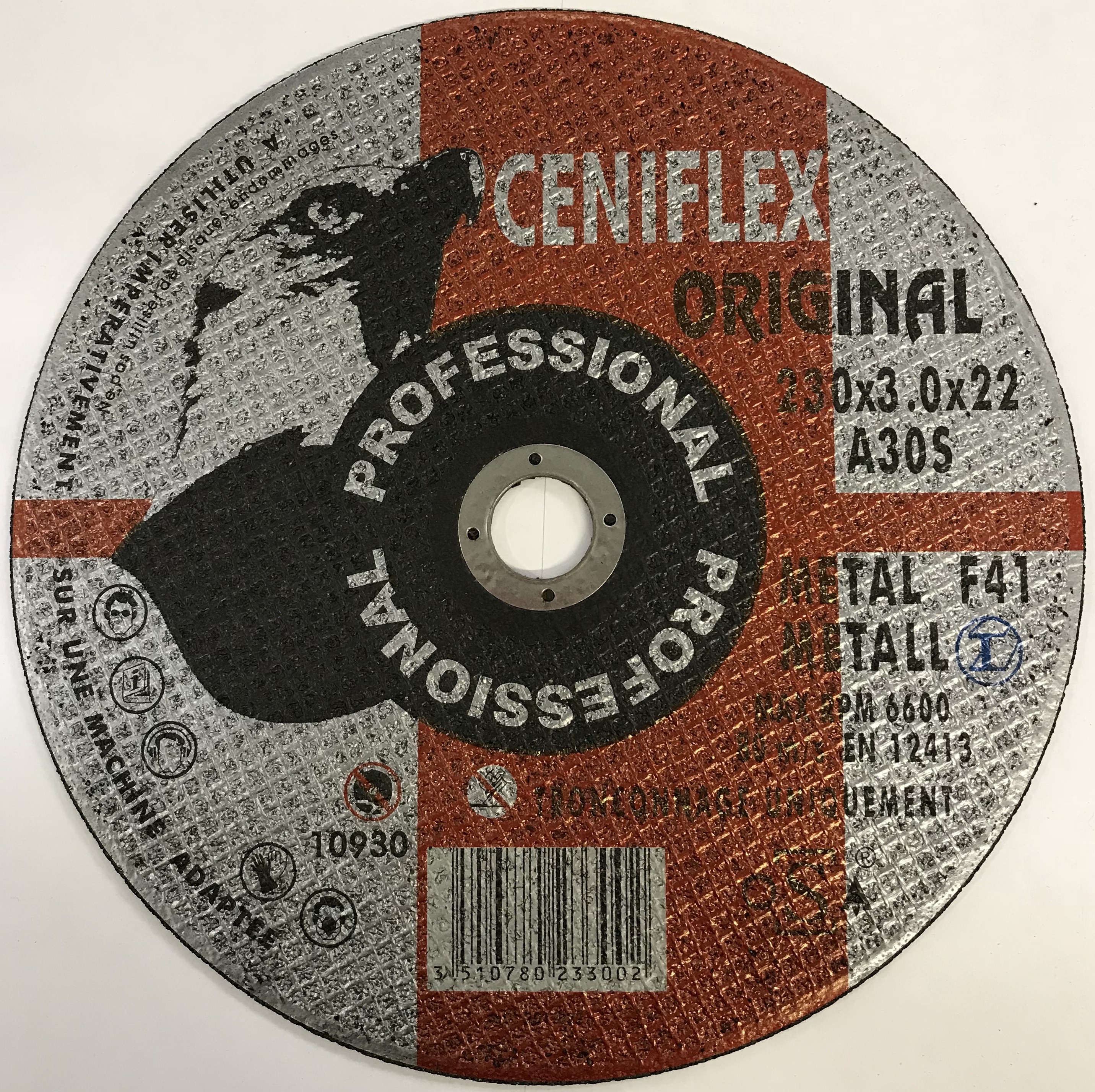 Диск отрезной 230х3.0х22.2  CENIFLEX-PROFESSIONAL