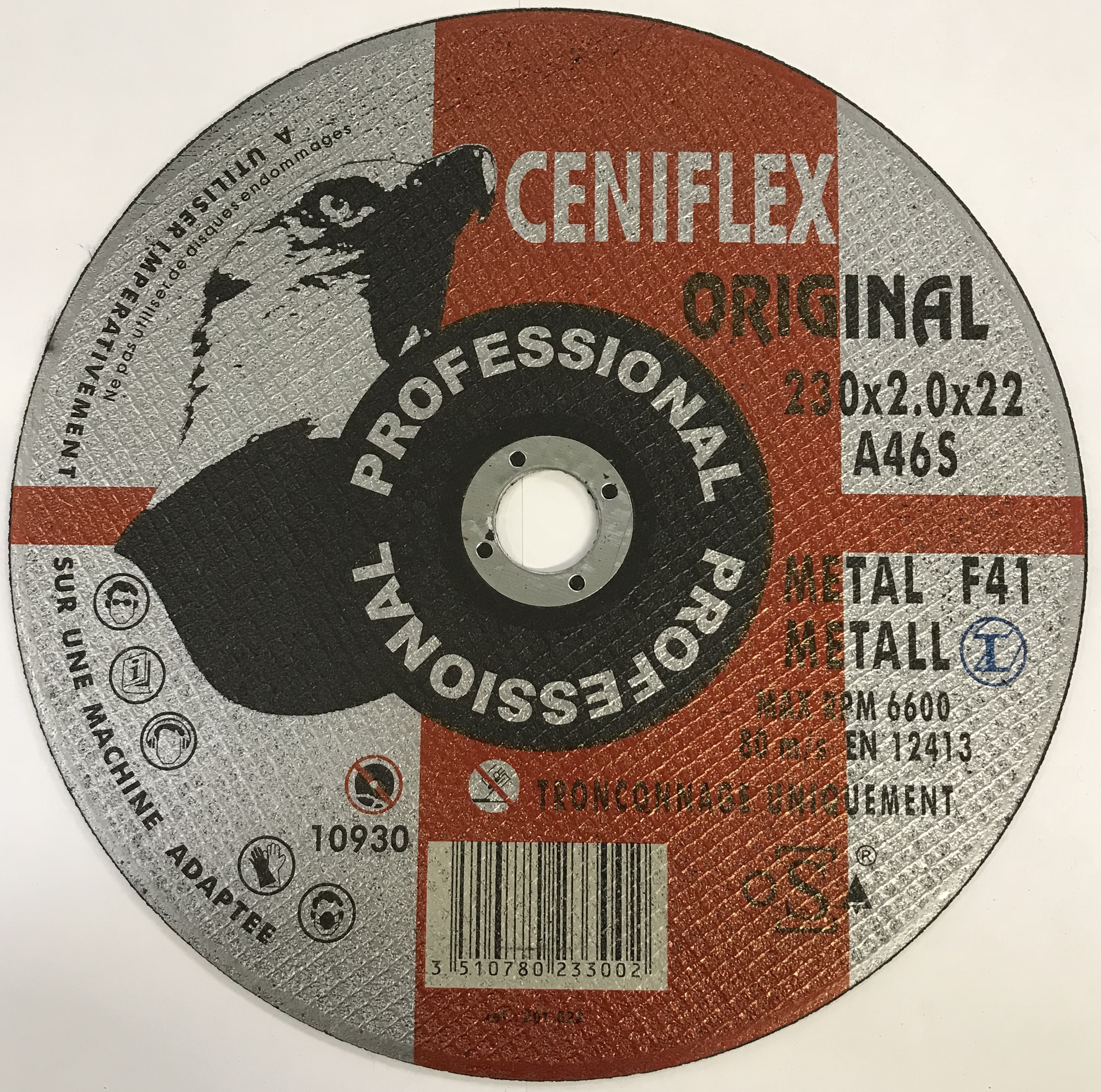 Диск отрезной 230х2.0х22.2  CENIFLEX-PROFESSIONAL