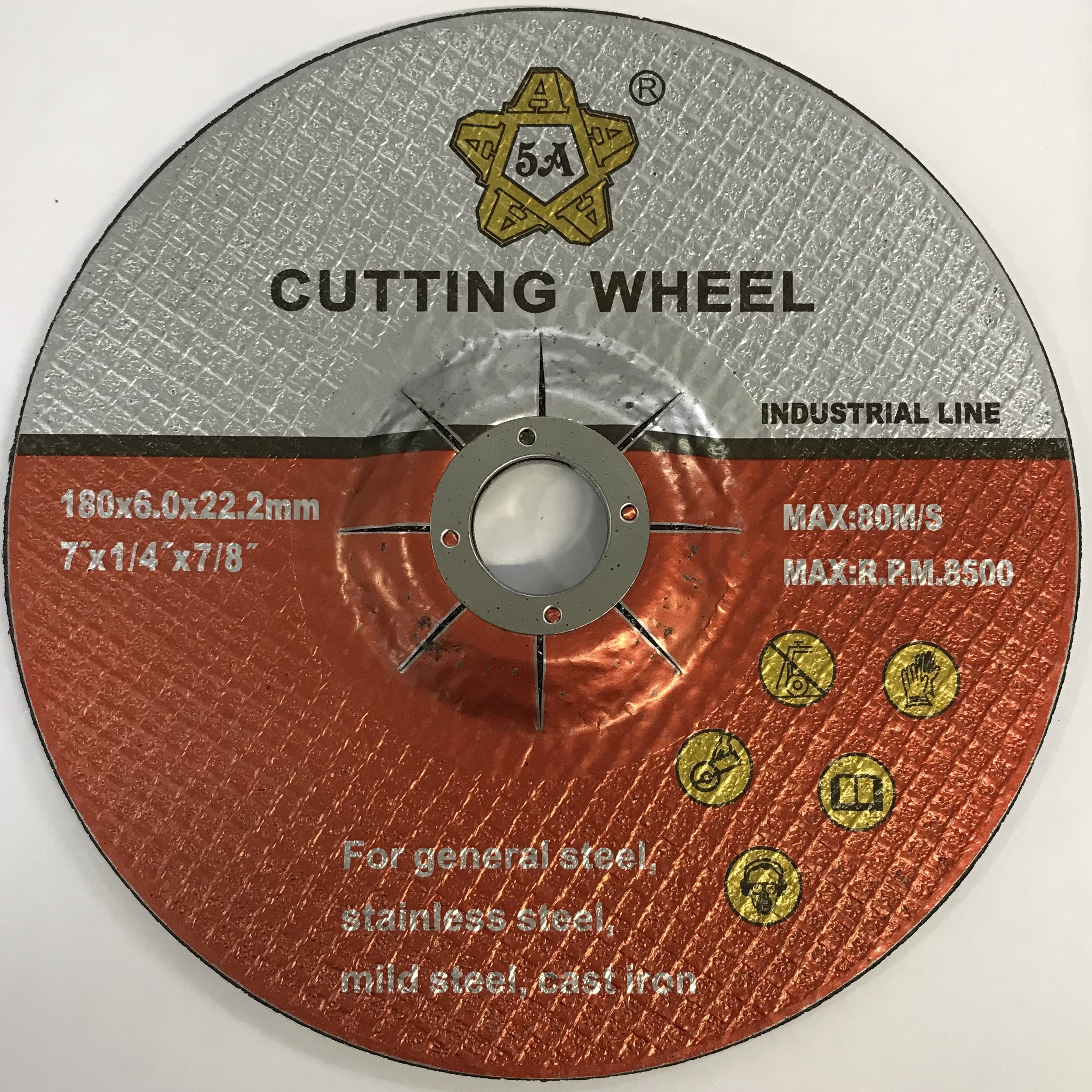 Диск зачистной 180х6.0х22.2  CUTTING WHEEL